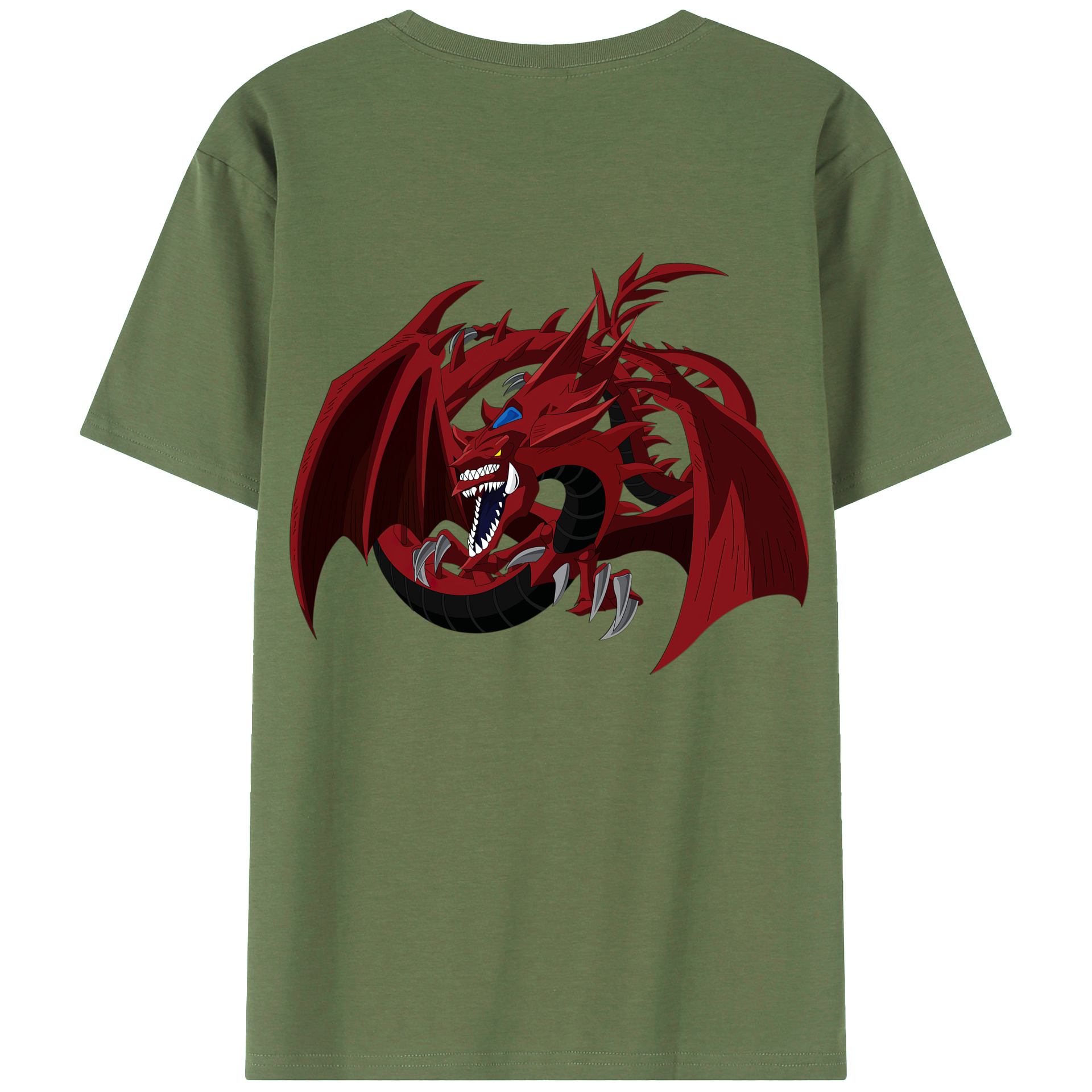 （画像用） 遊☆戯☆王 Yu-Gi-Oh! 綿100％ メンズ半袖Tシャツ（バックプリント） 通気性